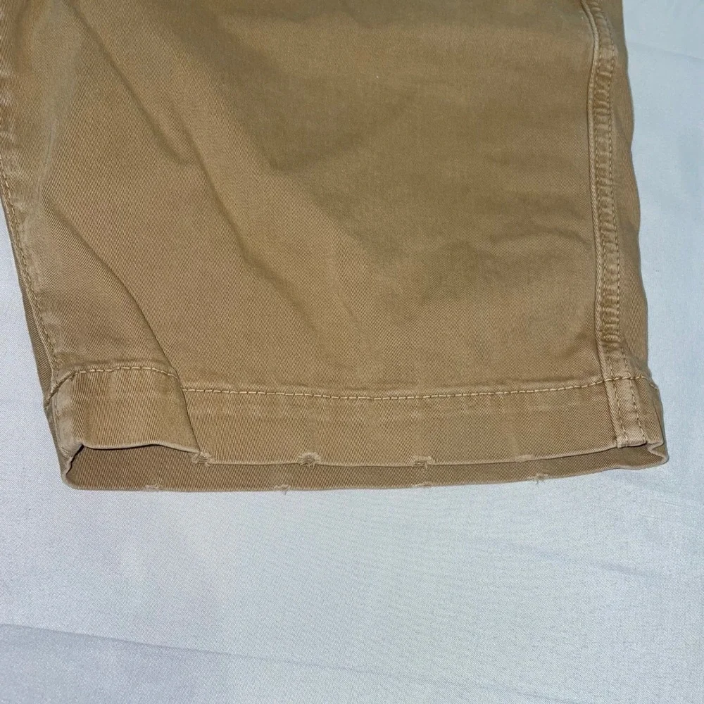 American Eagle Extreme Flex Classic Khaki Chino Shorts Mens 30 Tan Brown